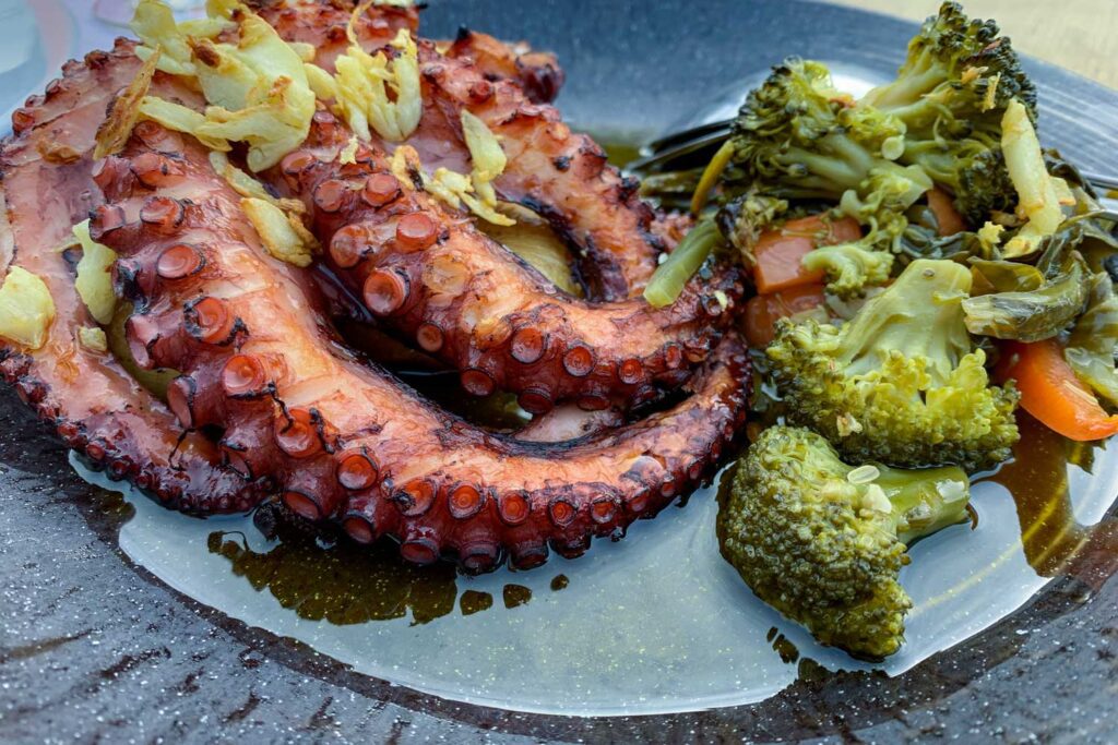 photograph of octopus at Restaurante da Adraga